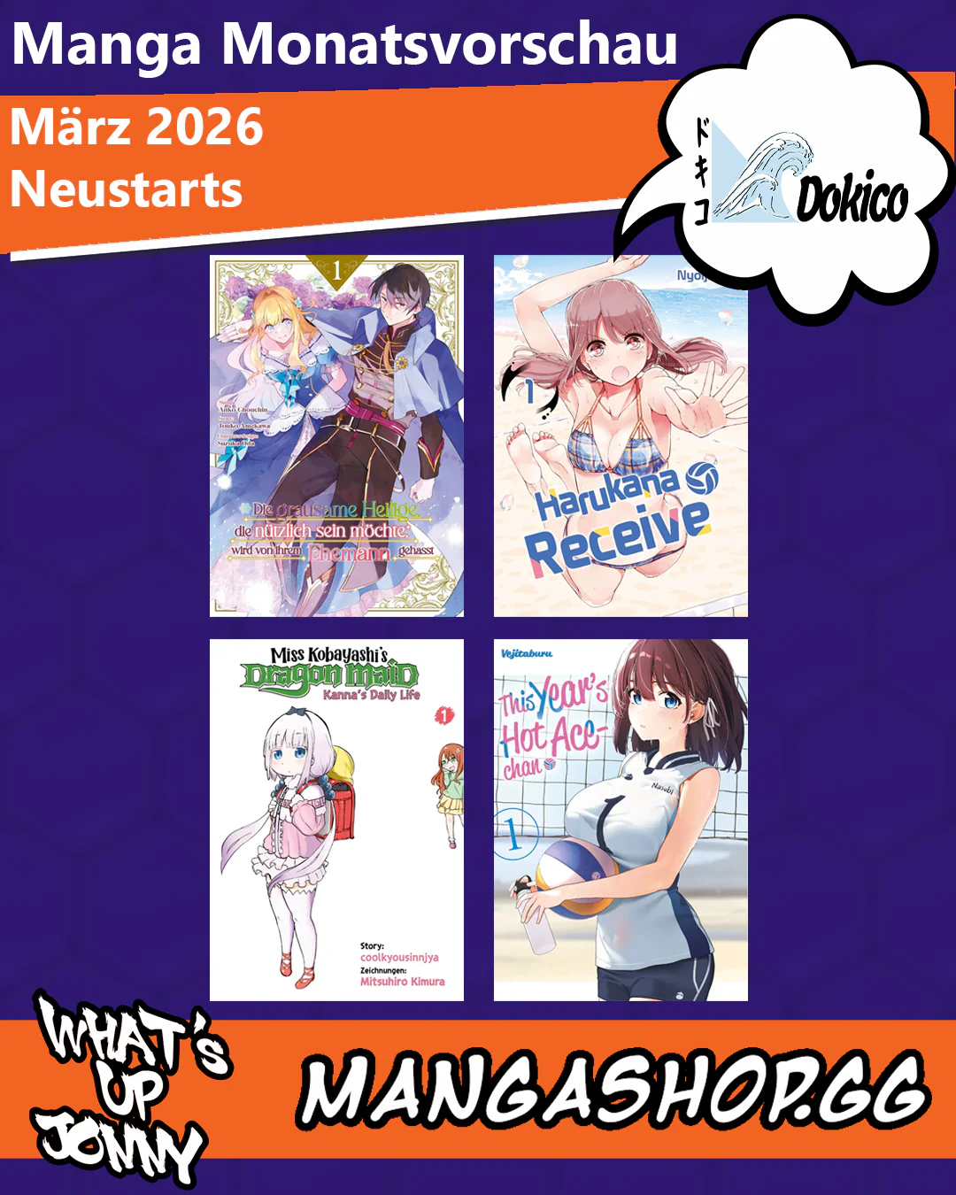 Die Manga Monatsvorschau März 2026