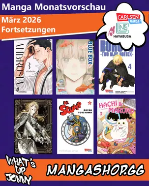 Die Manga Monatsvorschau März 2026