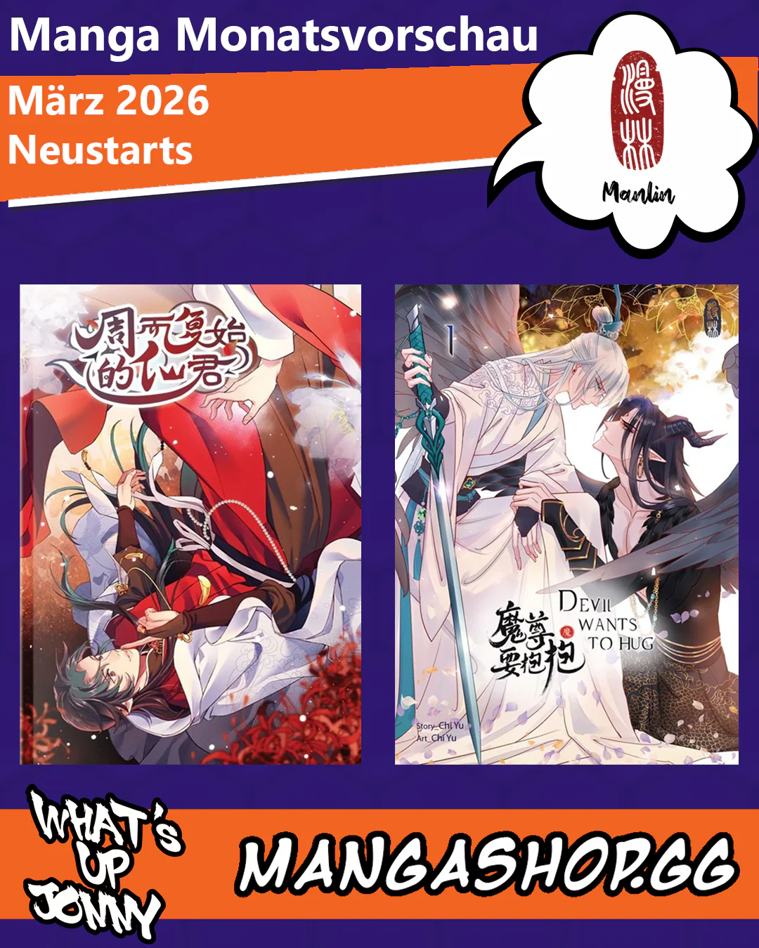 Die Manga Monatsvorschau März 2026