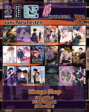 🔥 Manga Neuheiten Juni 2025 – Teil 1 🔥Hayabusa Manga