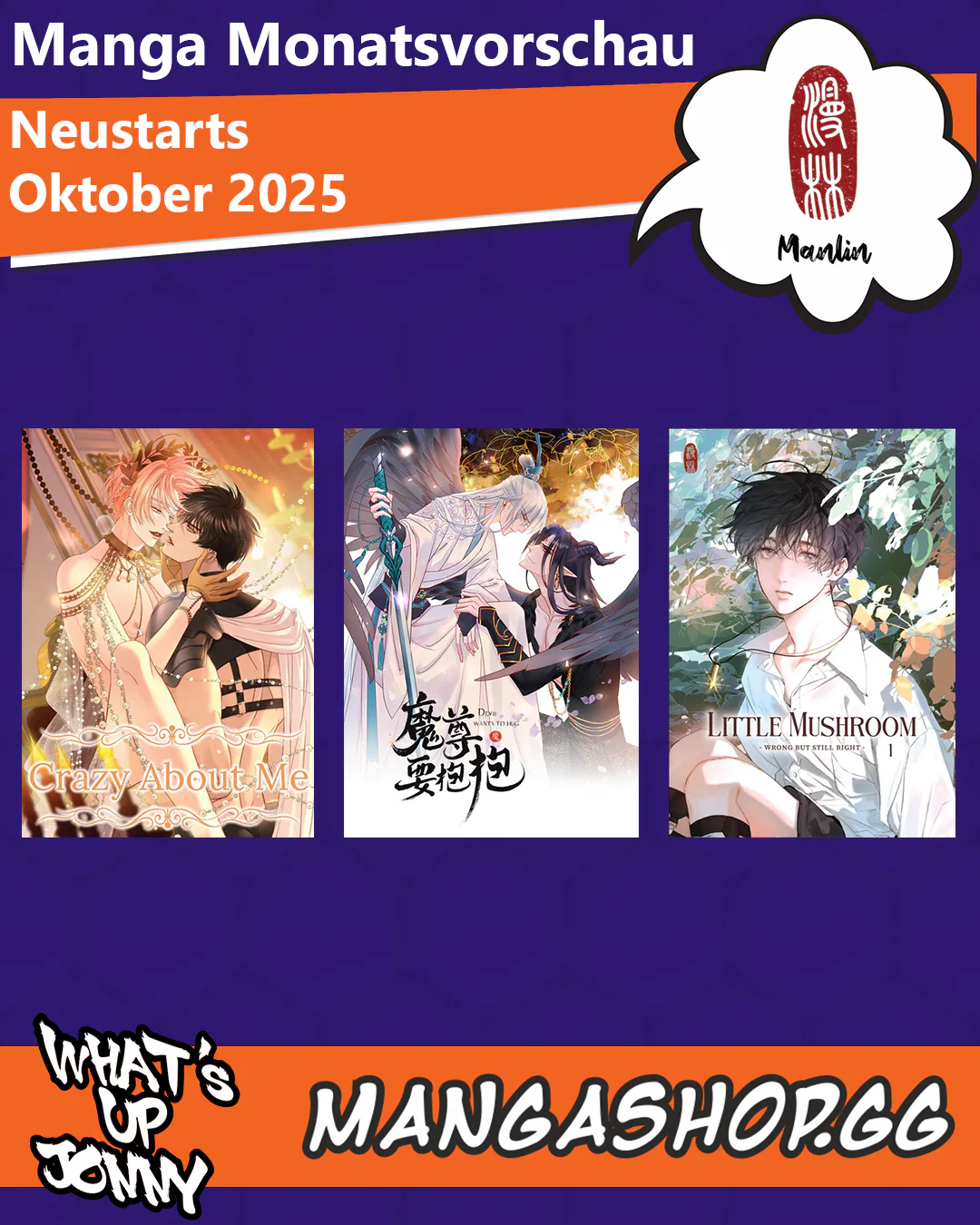 Manga Monatsübersicht Oktober 2025