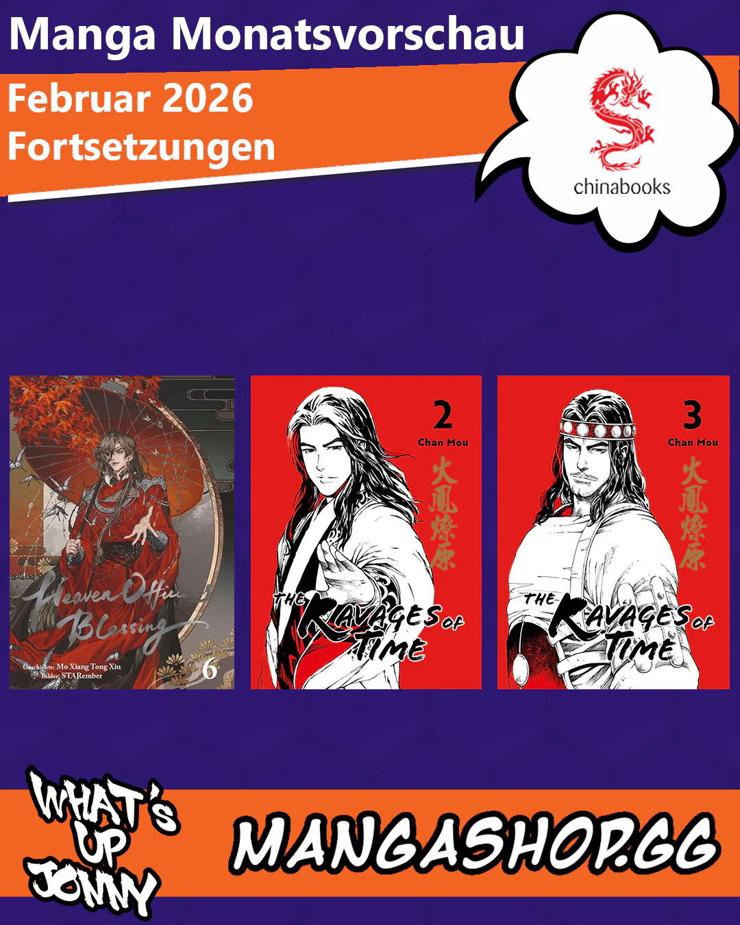Die Manga Monatsvorschau Februar 2026