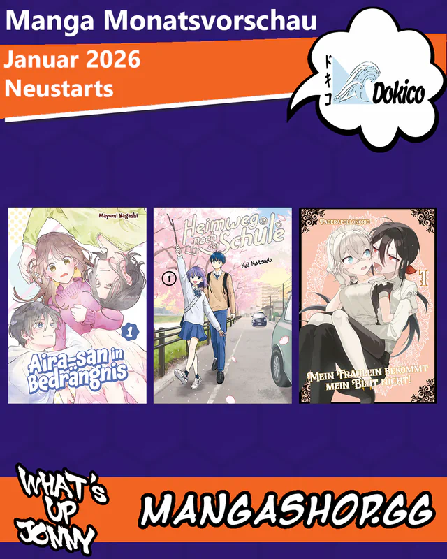 Die Manga Monatsvorschau Januar 2026