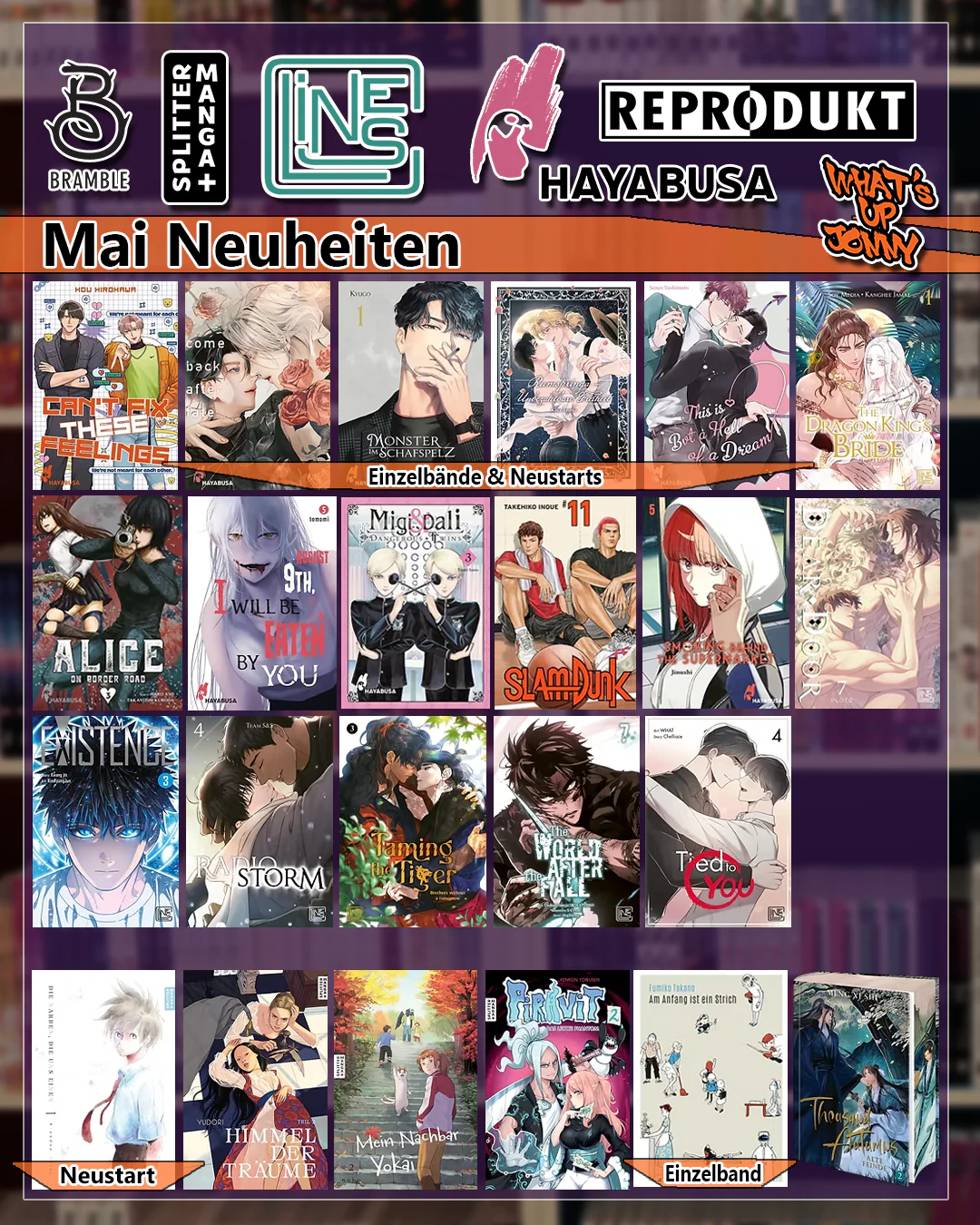 Manga Neuheiten Mai 2025 â neue Manga Titel bei WhatsUpJonny.de