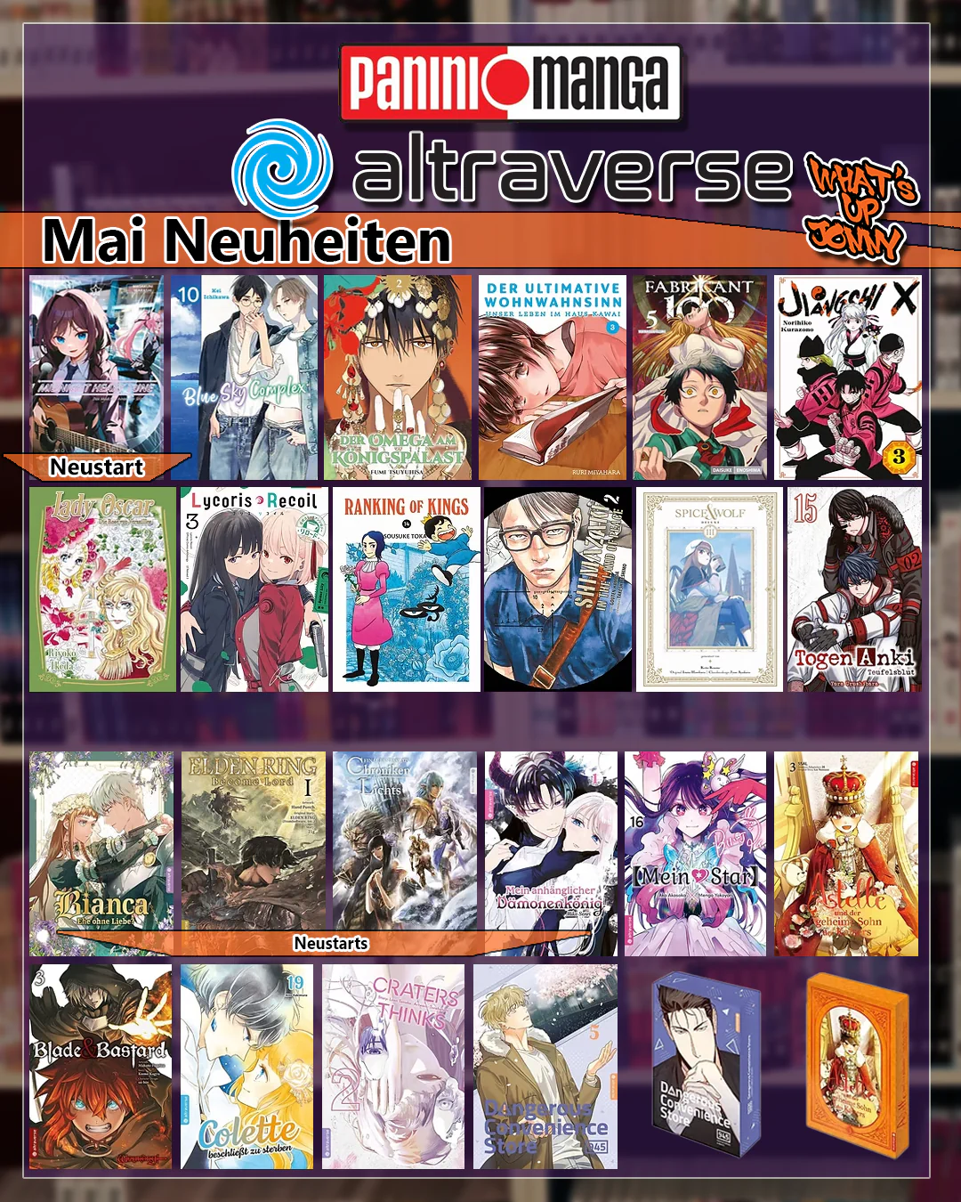 Manga Neuheiten Mai 2025 â neue Manga Titel bei WhatsUpJonny.de