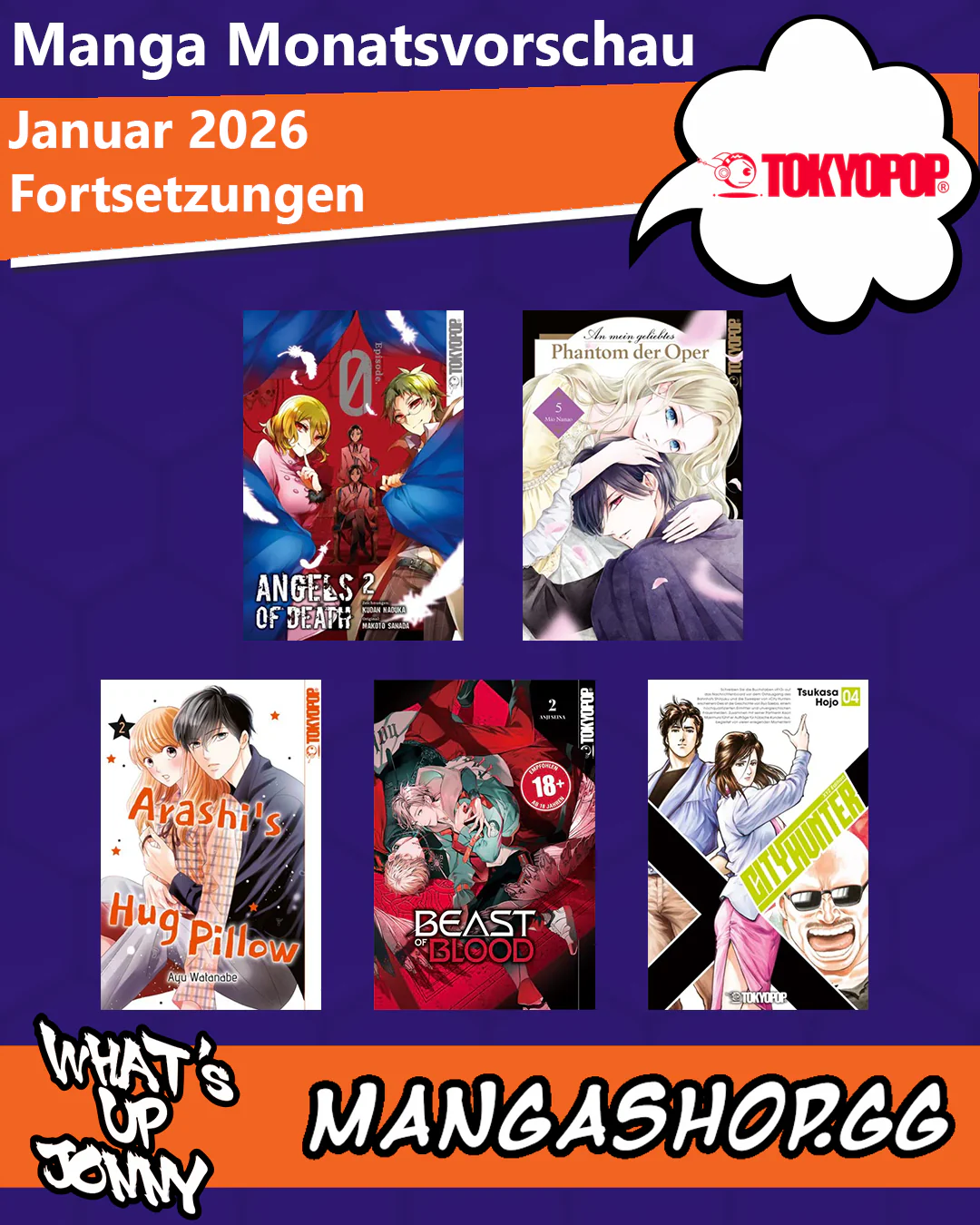 Manga Monatsvorschau Januar 2026