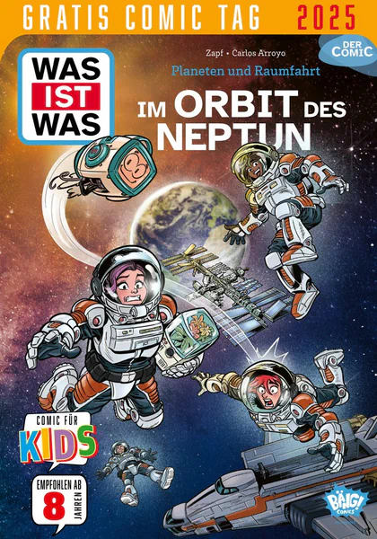Was ist was comic planeten und raumfahrt Gratis Comic Tag