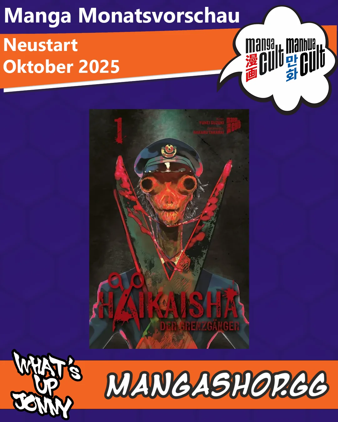 Manga Monatsübersicht Oktober 2025