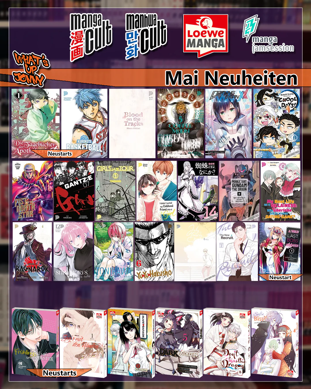 Manga Neuheiten Mai 2025 â neue Manga Titel bei WhatsUpJonny.de