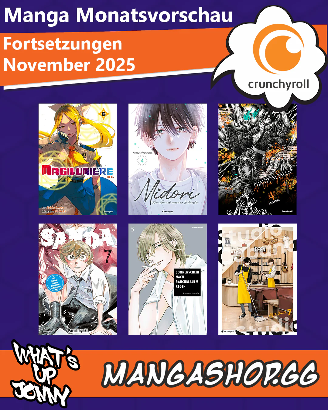Die Manga Monatsvorschau November 2025