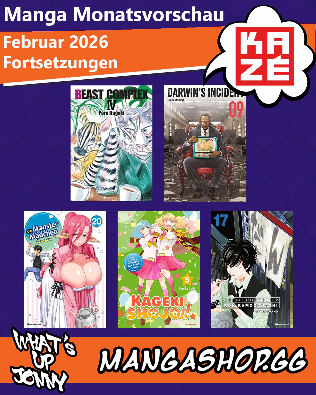 Kazé Manga Februar 2026