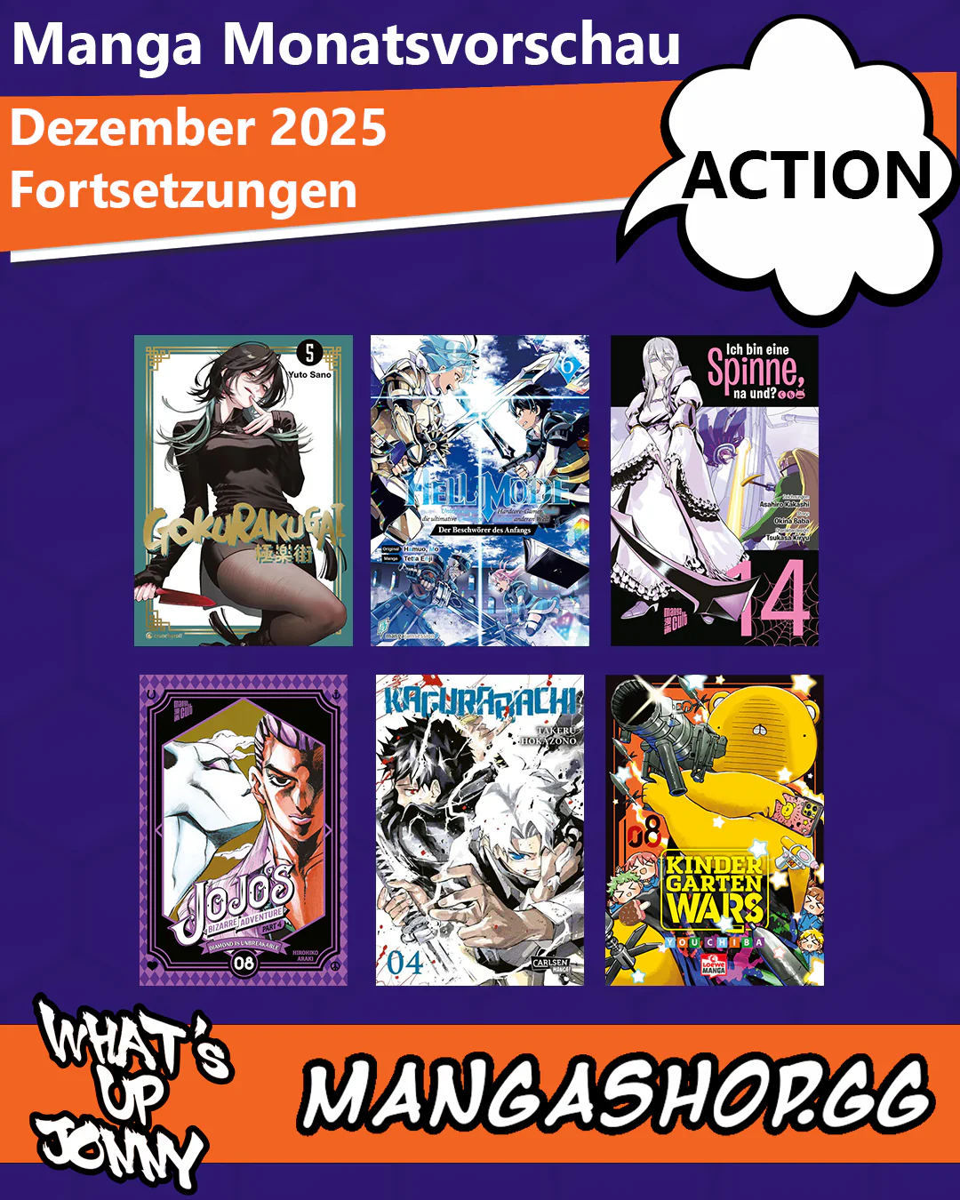 ALLE Action Manga im Dezember 2025!
