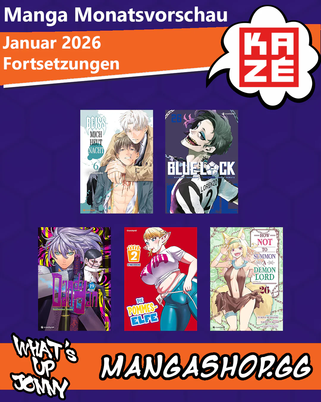 Manga Monatsvorschau Januar 2026