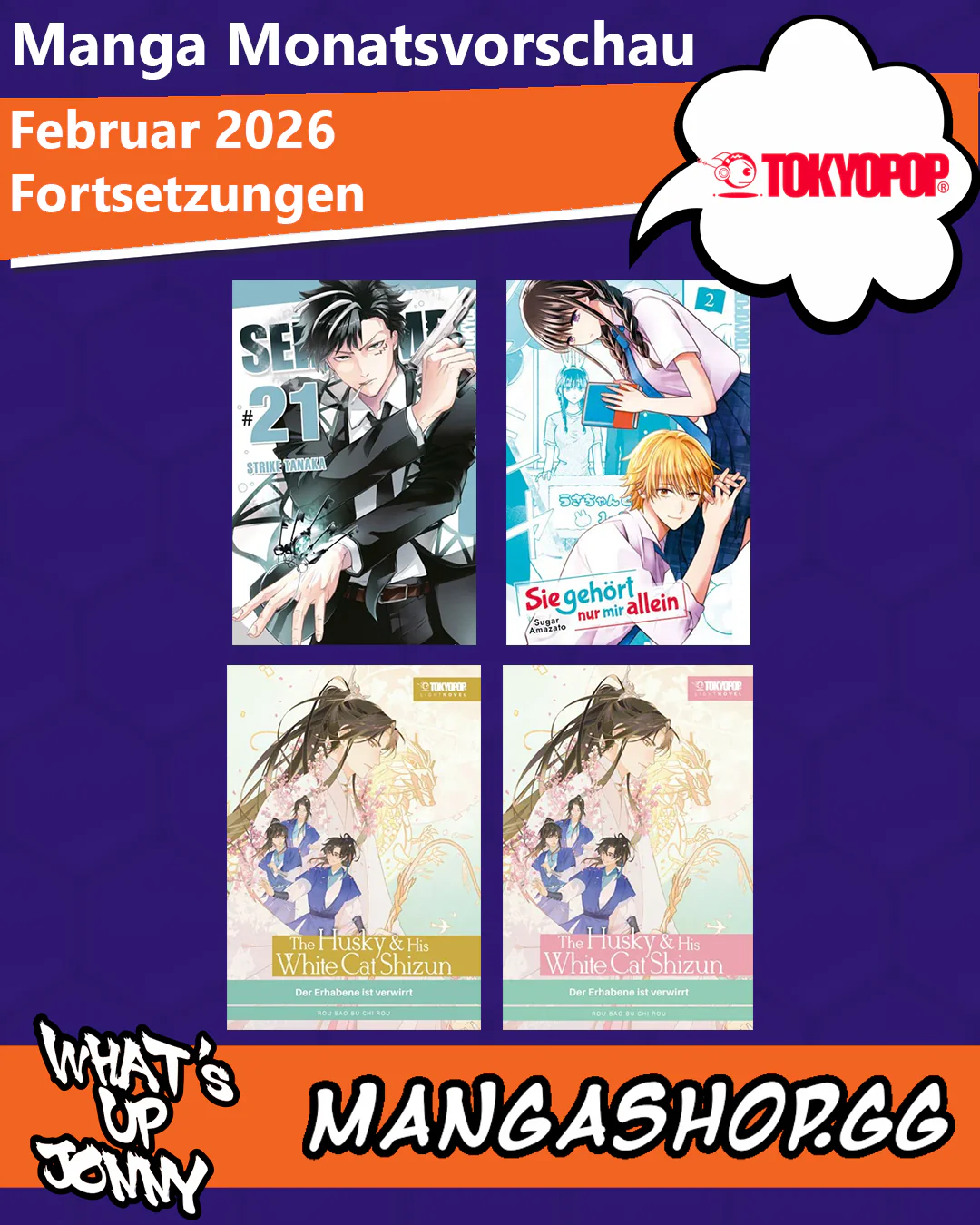 Die Manga Monatsvorschau Februar 2026