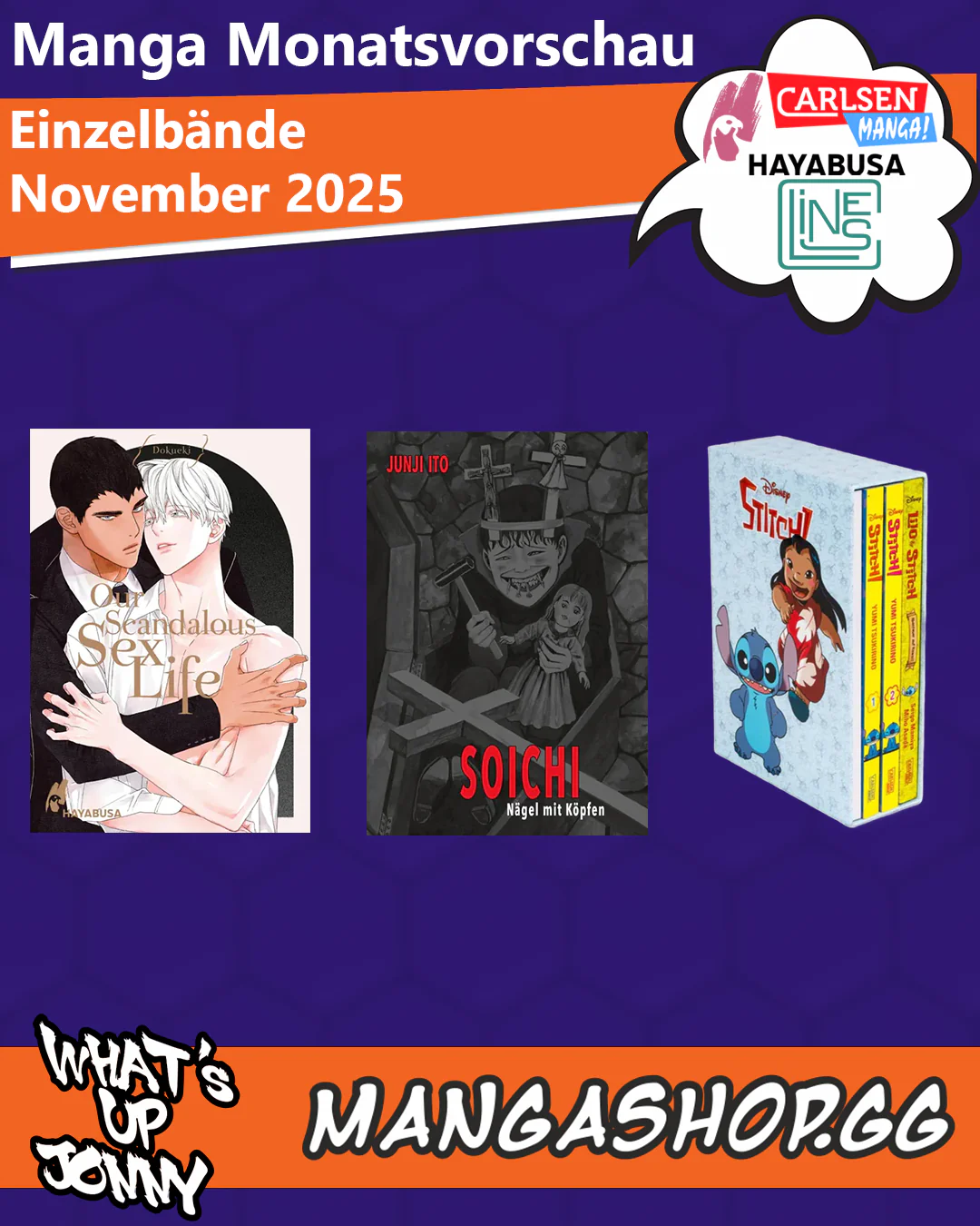Die Manga Monatsvorschau November 2025
