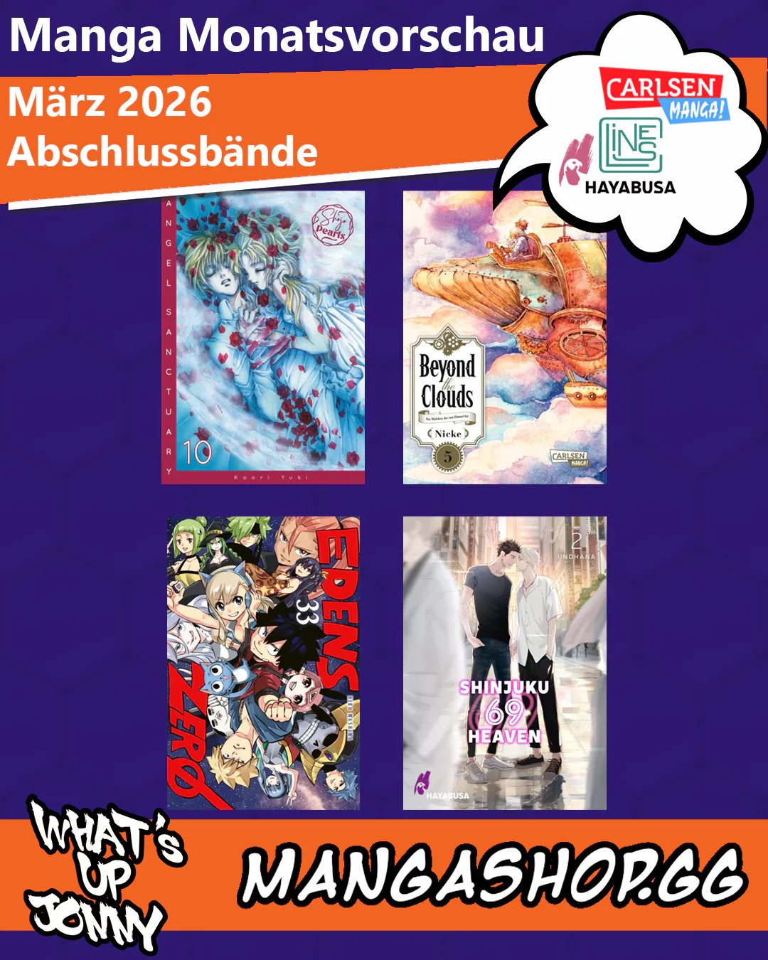 März 2026 Manga Monatsvorschau