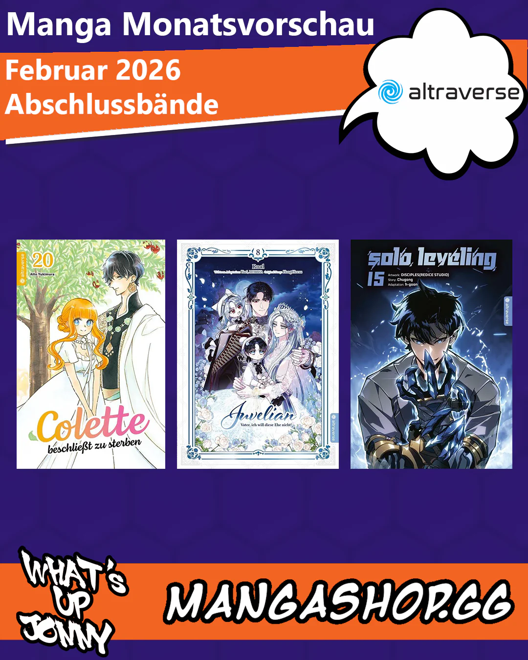 Die Manga Monatsvorschau Februar 2026