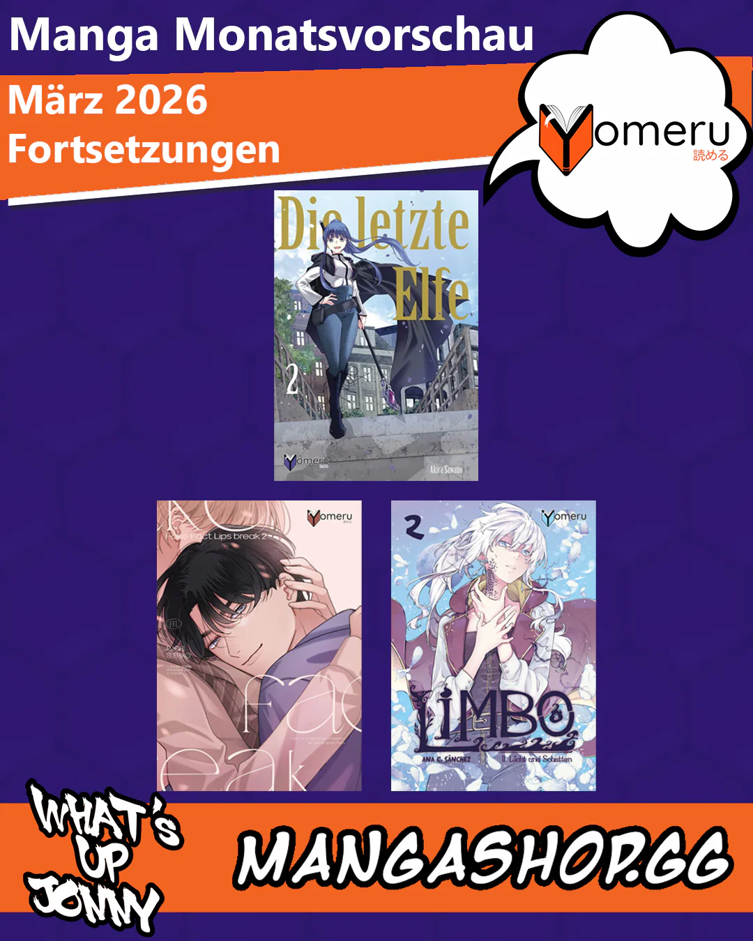Die Manga Monatsvorschau März 2026
