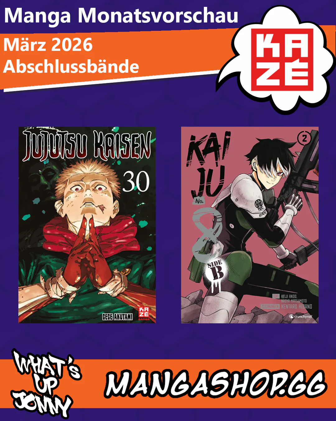 März 2026 Manga Monatsvorschau