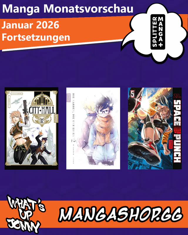 Die Manga Monatsvorschau Januar 2026