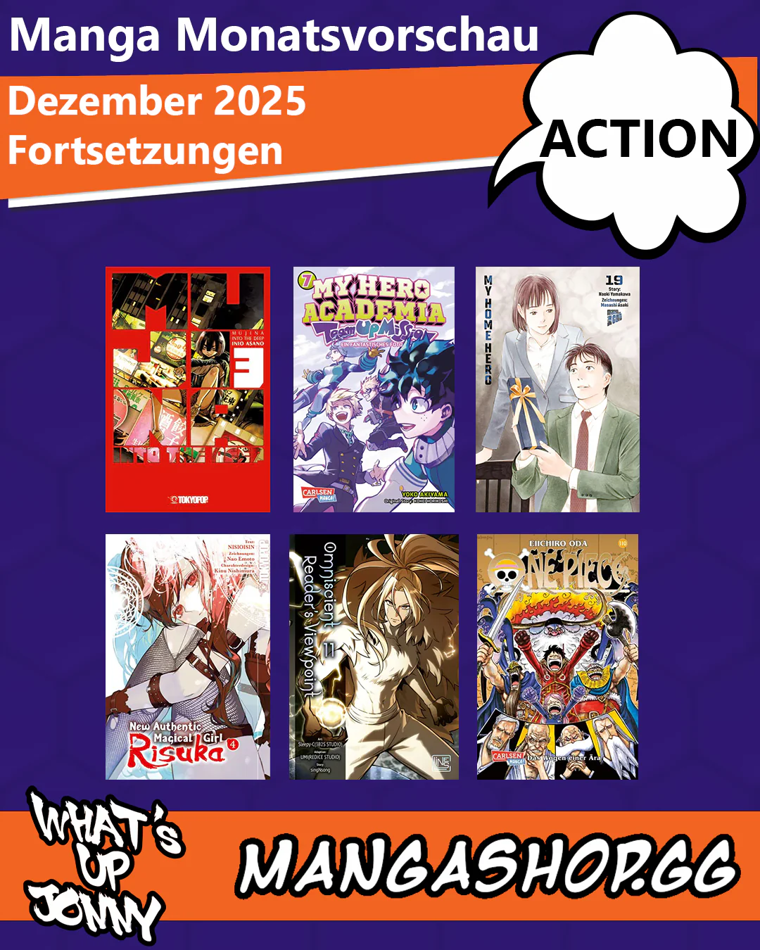 ALLE Action Manga im Dezember 2025!