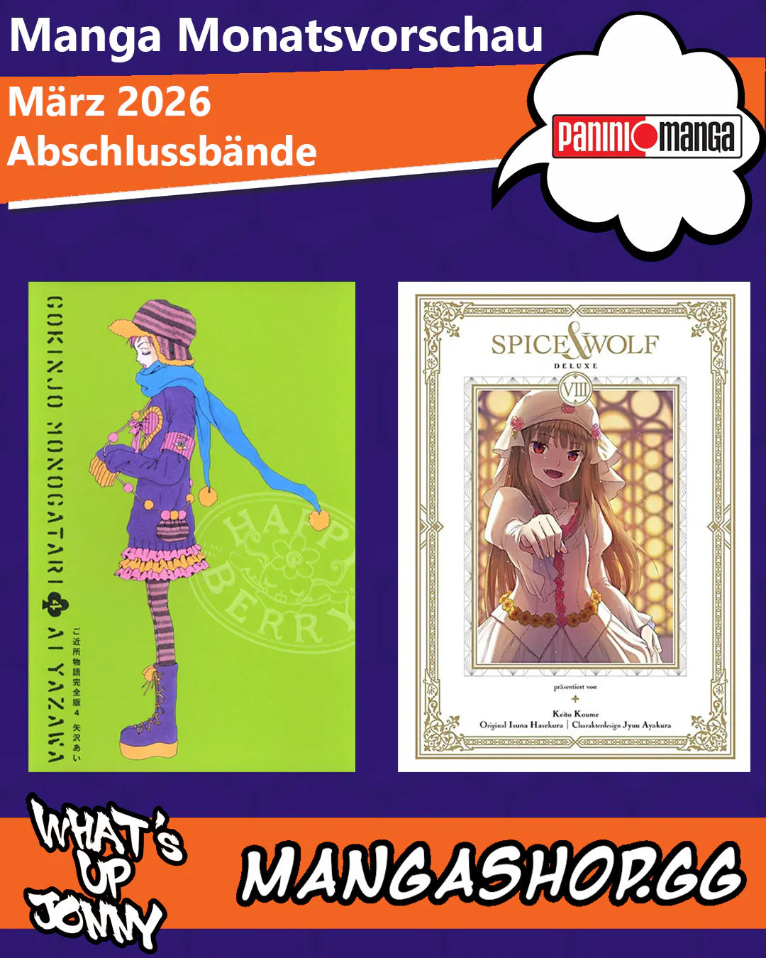März 2026 Manga Monatsvorschau
