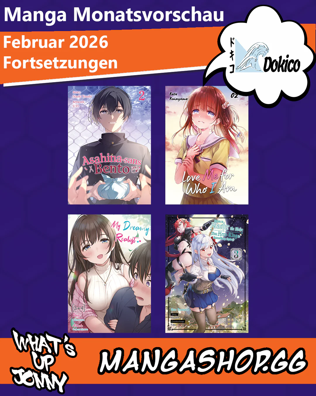 Die Manga Monatsvorschau Februar 2026