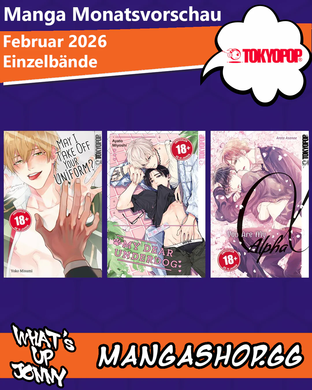 Die Manga Monatsvorschau Februar 2026