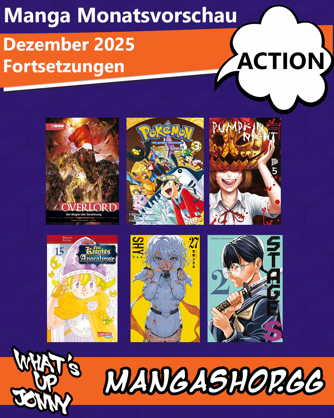 ALLE Action Manga im Dezember 2025!