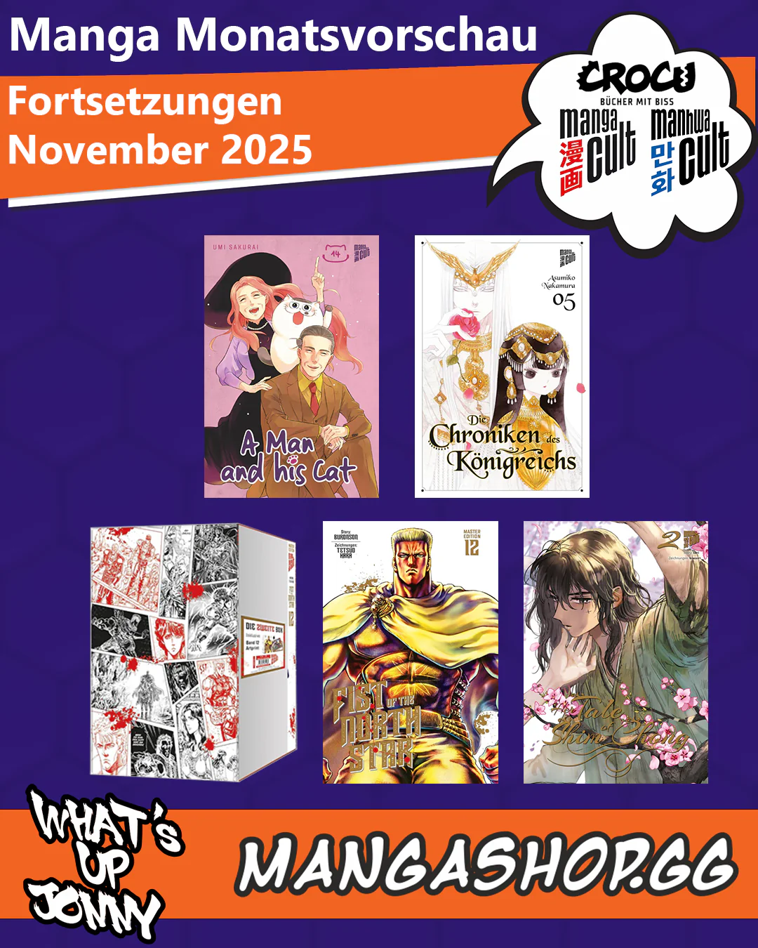 Die Manga Monatsvorschau November 2025