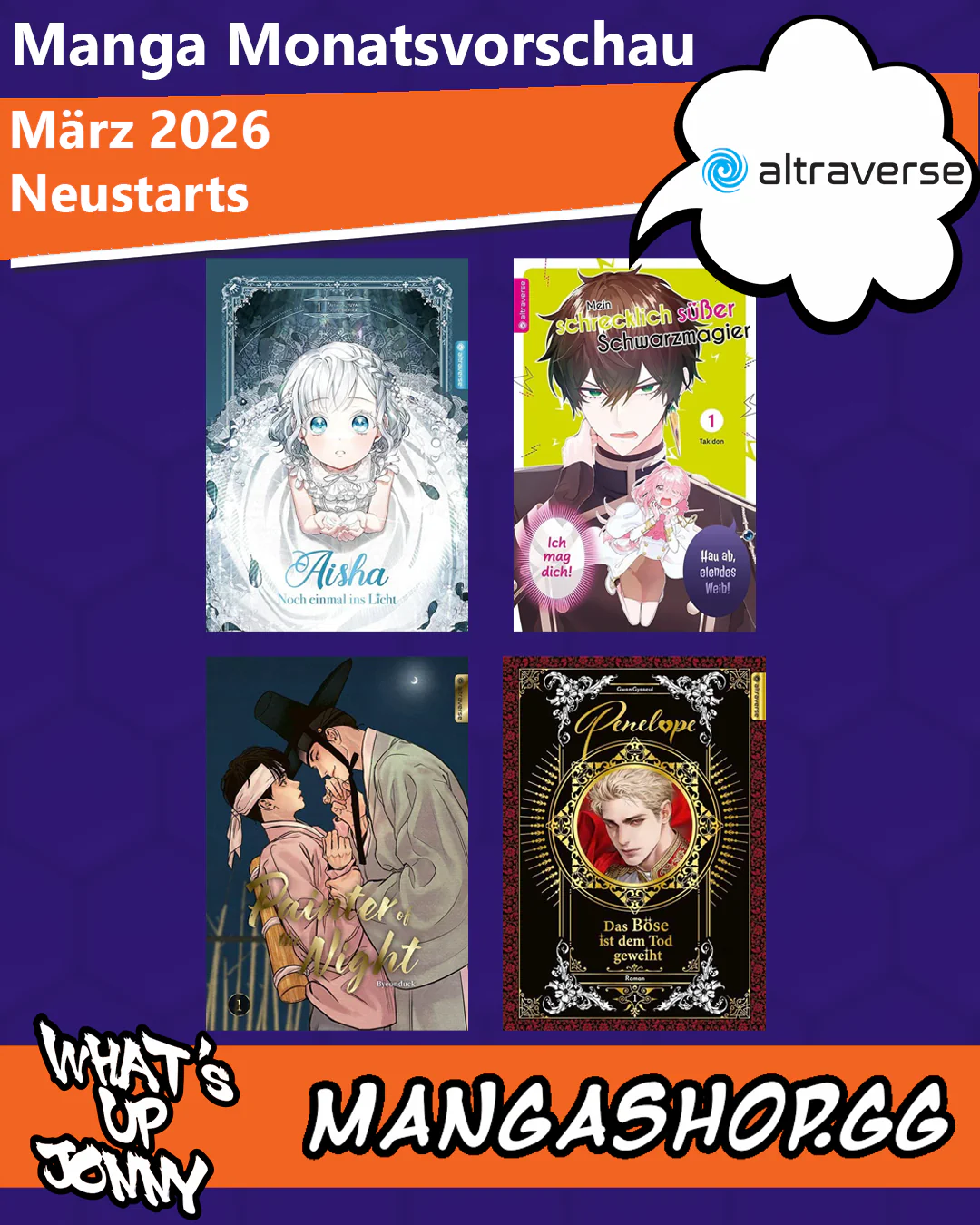 Die Manga Monatsvorschau März 2026