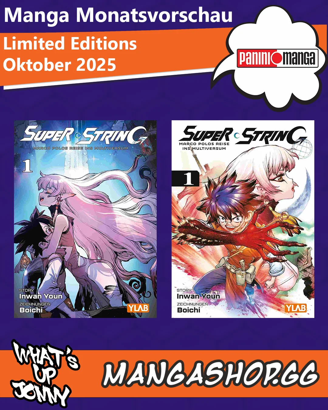 Manga Monatsübersicht Oktober 2025