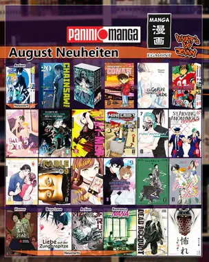 📦 Die Manga Monatsvorschau August 2025 💥