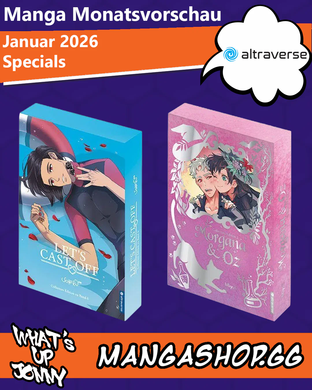 Manga Monatsvorschau Januar 2026