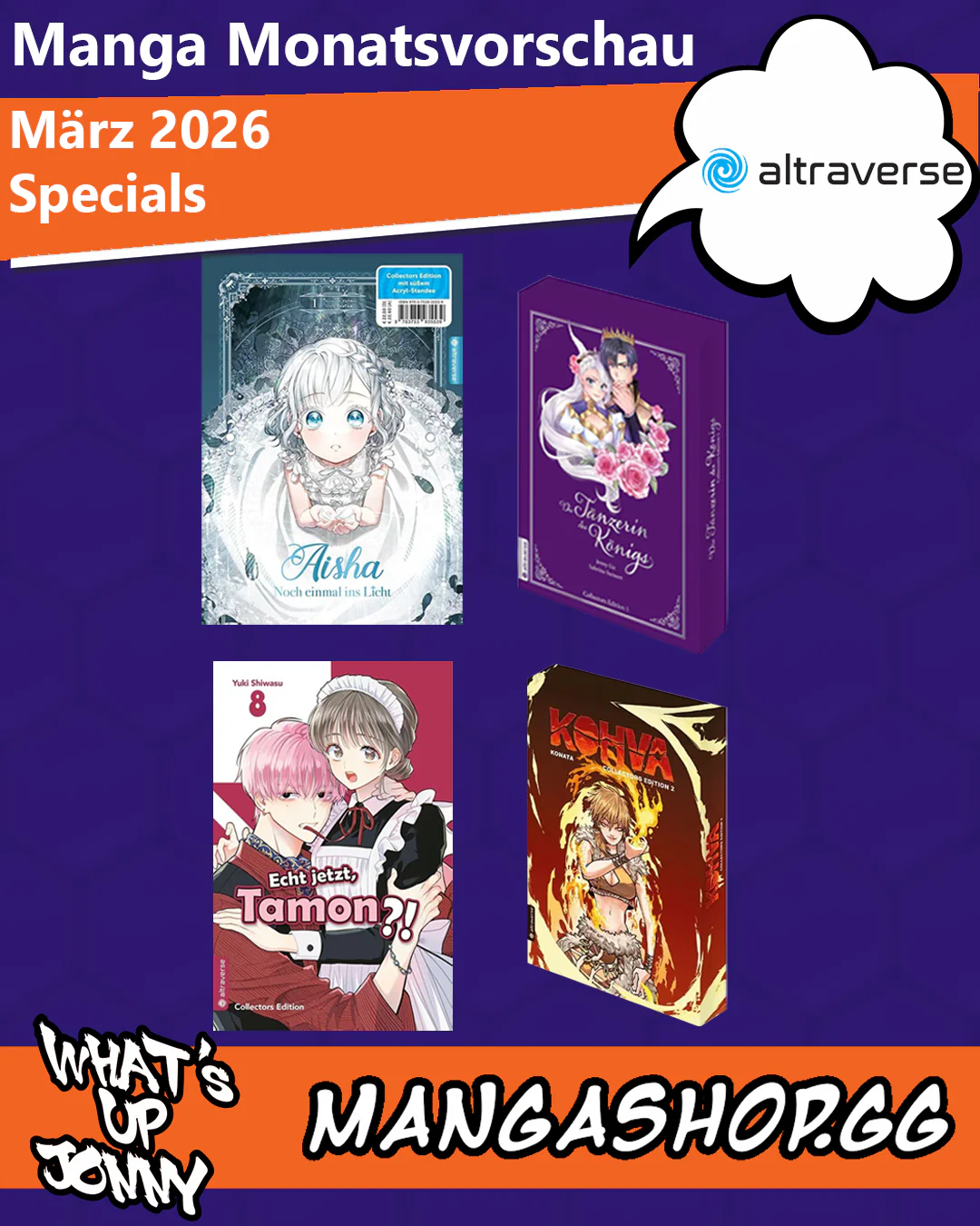 Die Manga Monatsvorschau März 2026