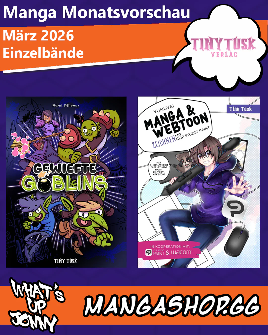 Die Manga Monatsvorschau März 2026