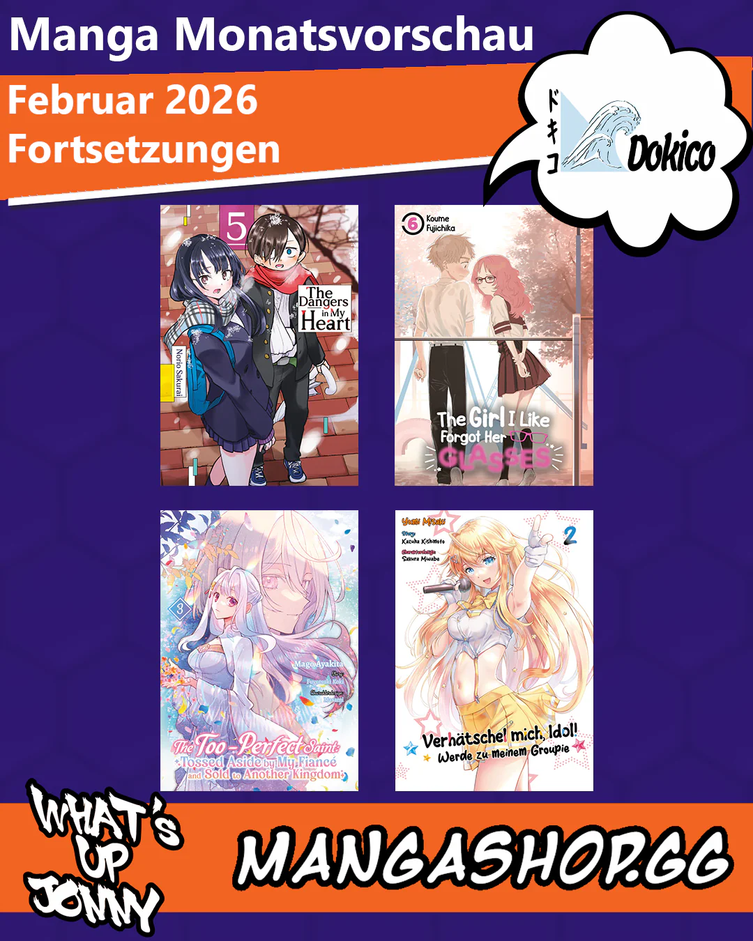 Die Manga Monatsvorschau Februar 2026