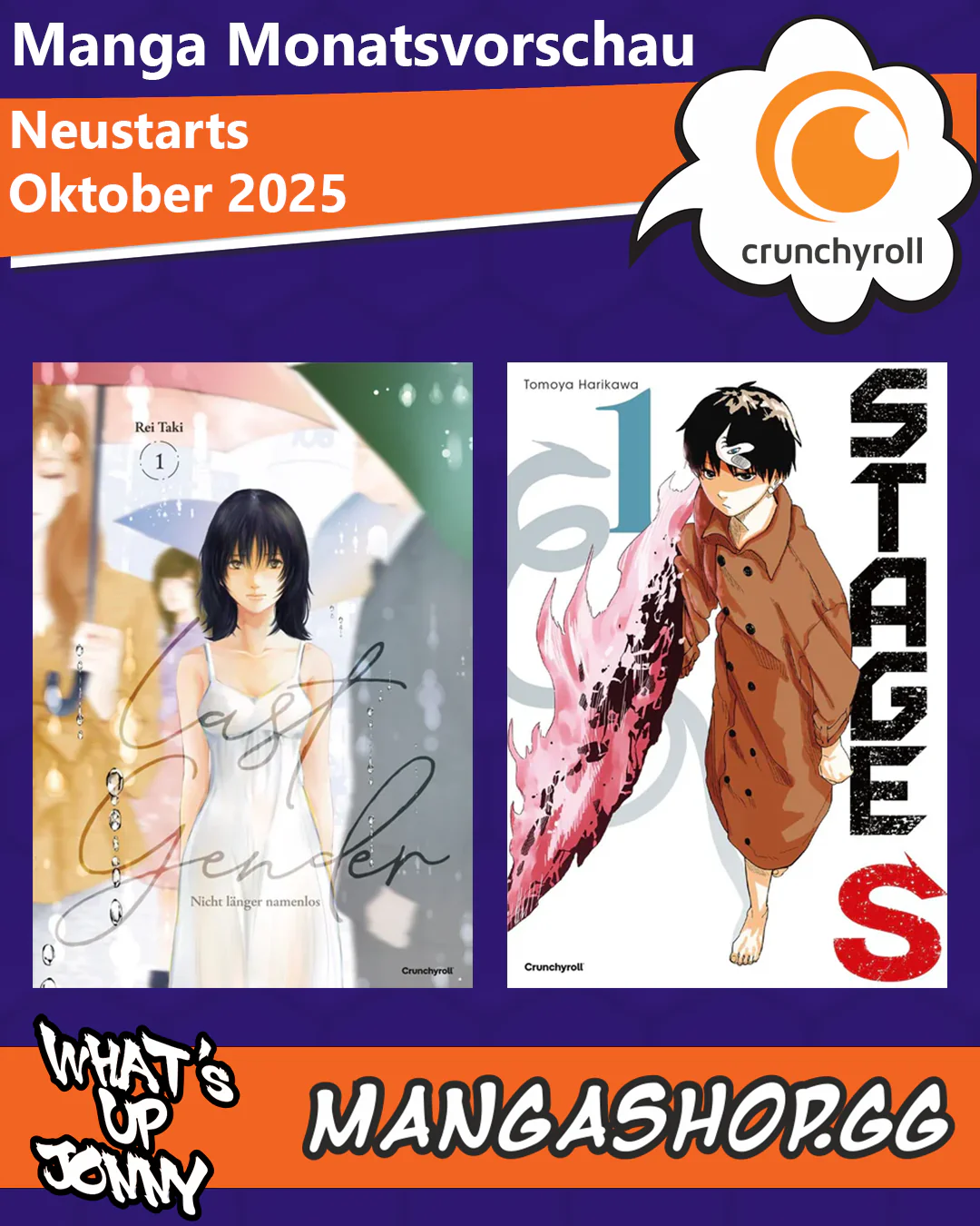 Manga Monatsübersicht Oktober 2025