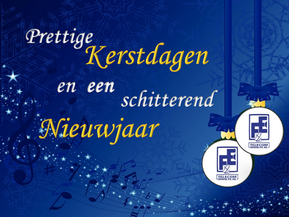 Prettige Kerstdagen en een schitterend Nieuwjaar