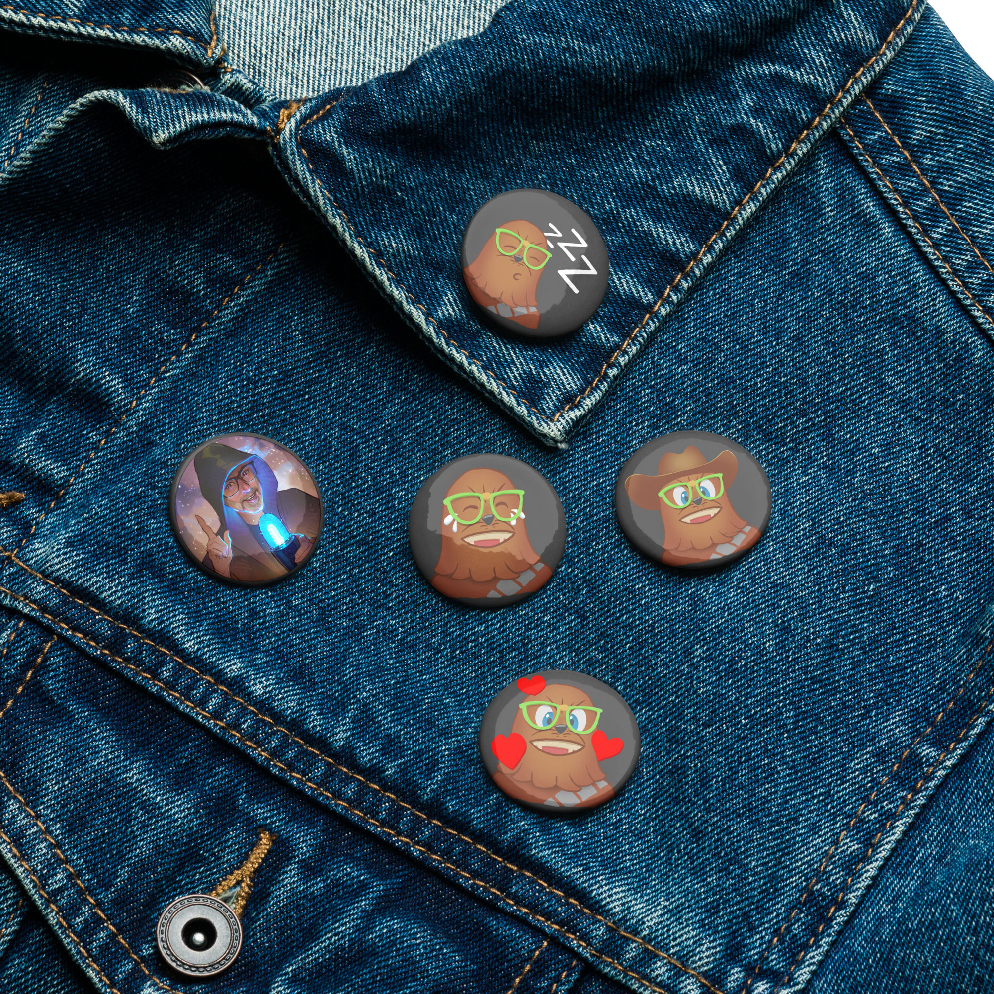 Set of pin buttons vol 1