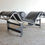 Thumbnail: Vintage LC4 Le Corbusier chaise lounge replica with genuine Italian leather