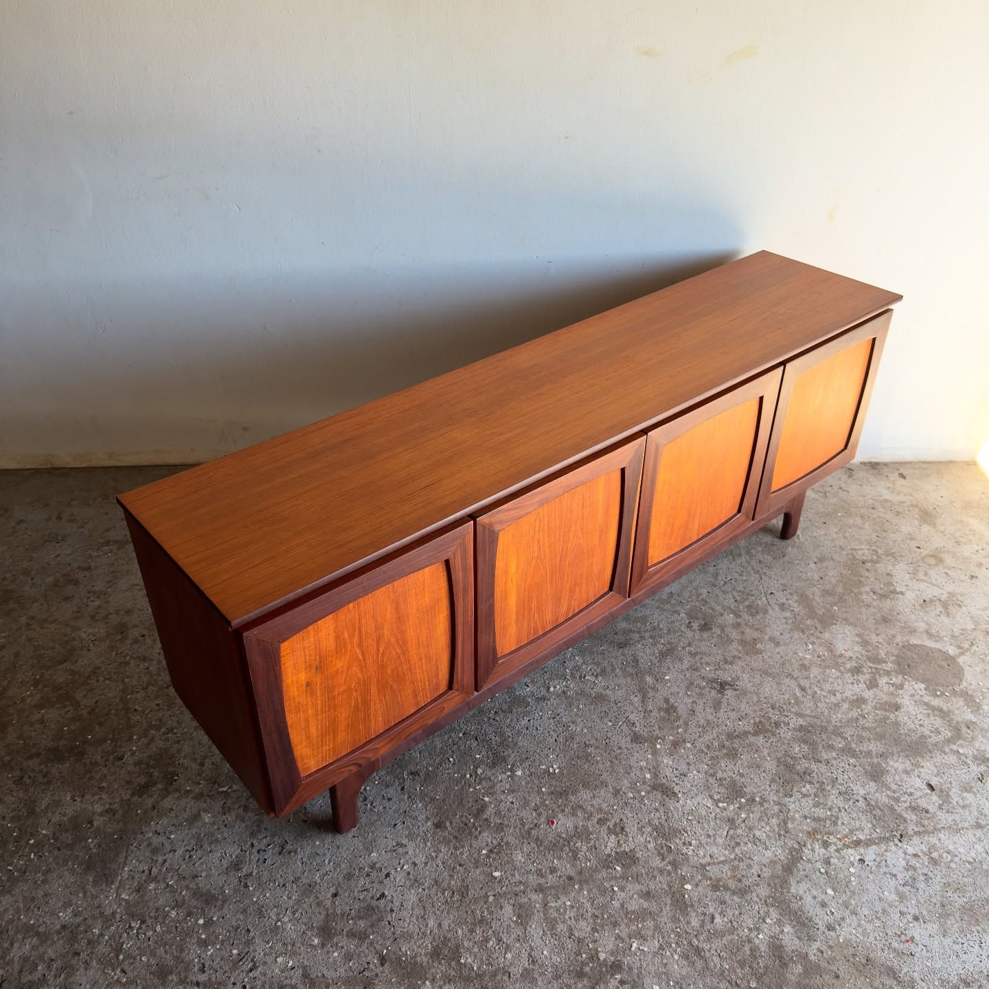 Mid-century Greaves and Thomas two tone sideboard