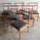 Thumbnail: 6 Mid-Century Frystark dining room chairs