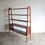 Thumbnail: Mid-Century solid mahogany bookcase/room divider with capped feet