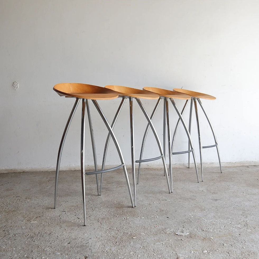 90's Lyra bar stools created for Magis by Design Group Italia