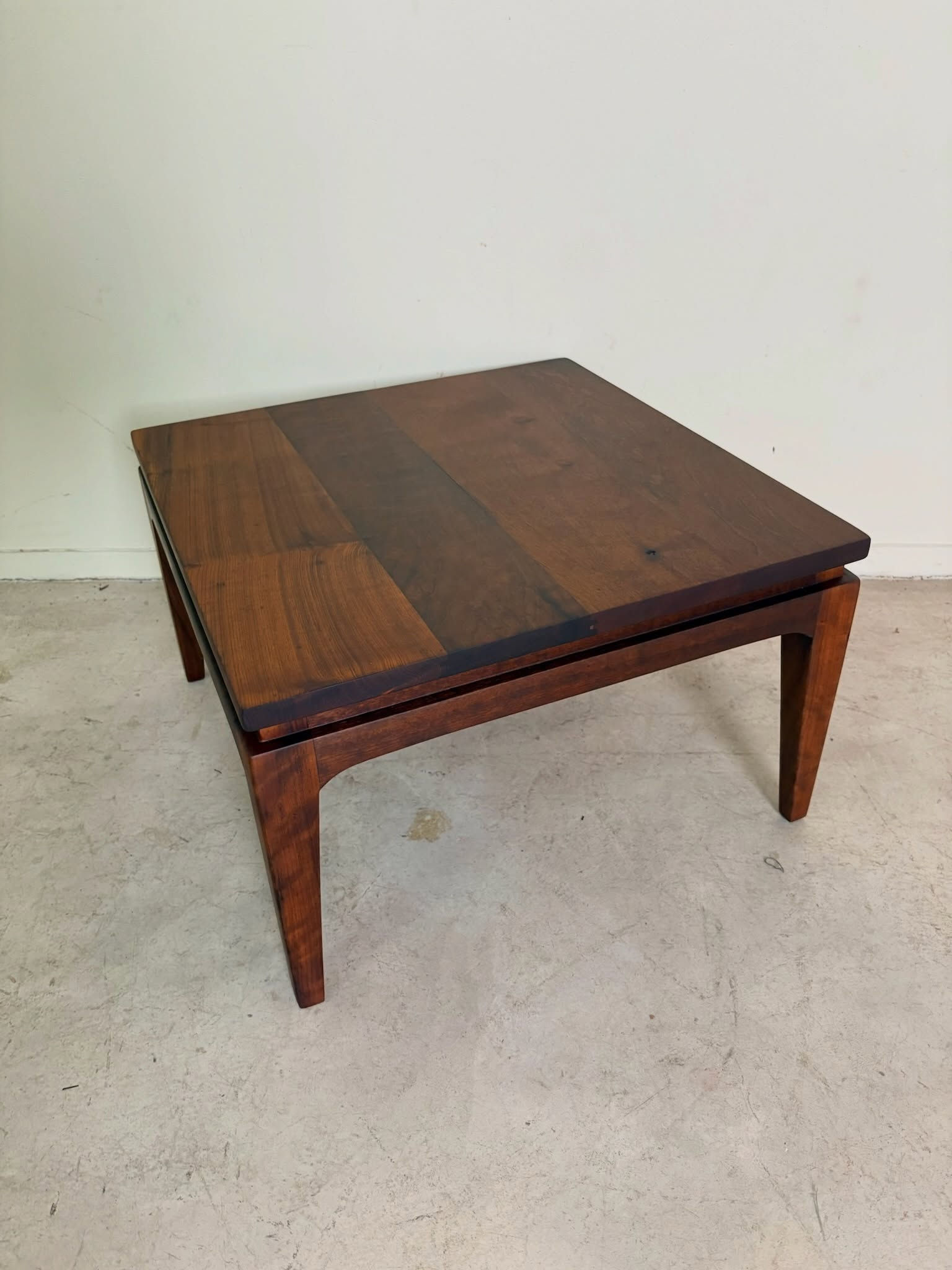 Mid-century EE Meyer low square coffee table
