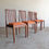 Thumbnail: 4 x Mid-Century teak dining room chairs by Meredew UK