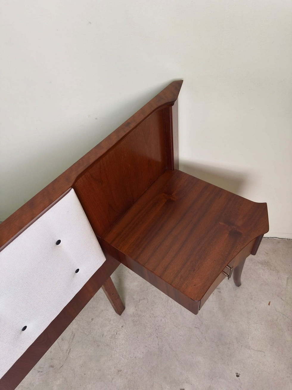 Thumbnail: Mid-century double bed Frystark headboard