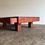 Thumbnail: Mid-century style low coffee table in solid wood with storage drawers