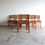Thumbnail: Mid-Century kiaat dining room/outdoor chairs with removable cushions